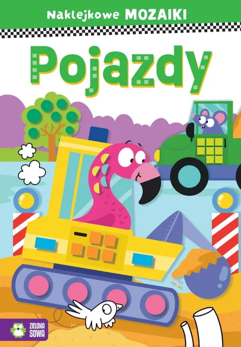 Naklejkowe mozaiki - Pojazdy, Zielona Sowa
