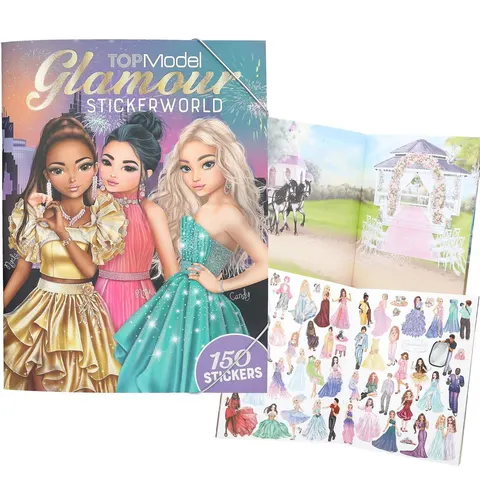 Zestaw z naklejkami Glamour, Top Model
