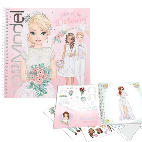 Zestaw z naklejkami Dress Me Up Wedding, Top Model