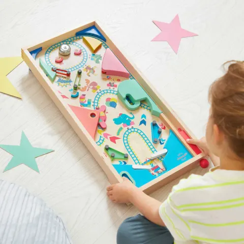 Janod drewniana gra zręcznościowa Pinball