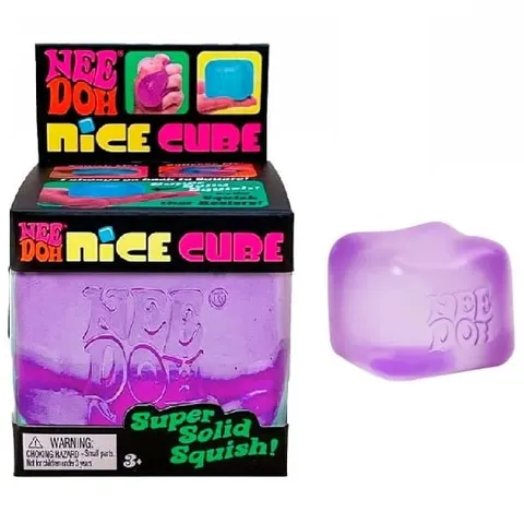 Gniotek sensoryczny NICE CUBE NeeDoh NIEBIESKI, Schylling