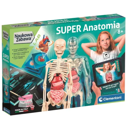 Naukowa zabawa - Super Anatomia 8+, Clementoni