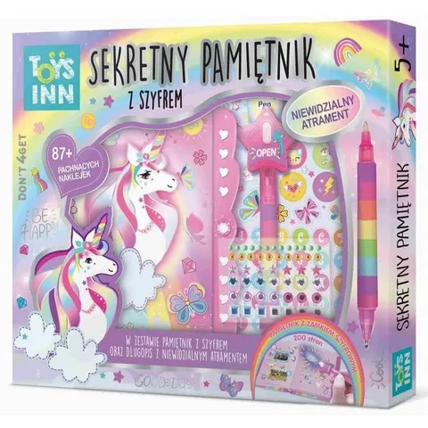 Sekretny pamiętnik z szyfrem Jednorożec, Toys Inn
