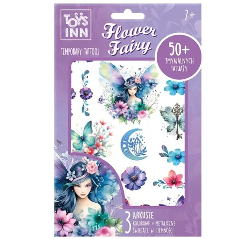 Tatuaże Flower Fairy Iris, Toys Inn