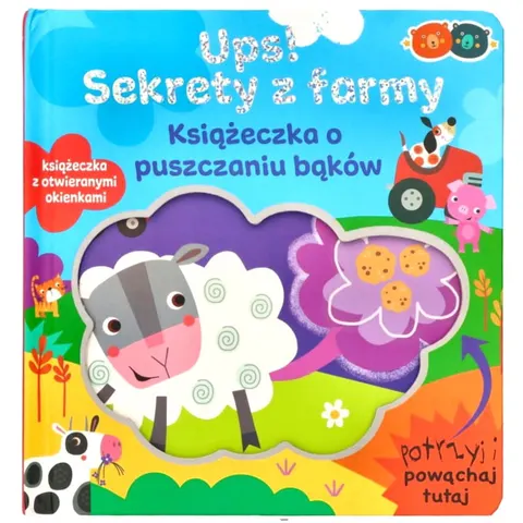 Ups Sekrety z farmy - książeczka o puszczaniu bąków