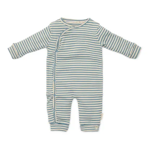 Little Dutch Ubranko jednoczęściowe pajacyk Stone Blue Stripe - 74