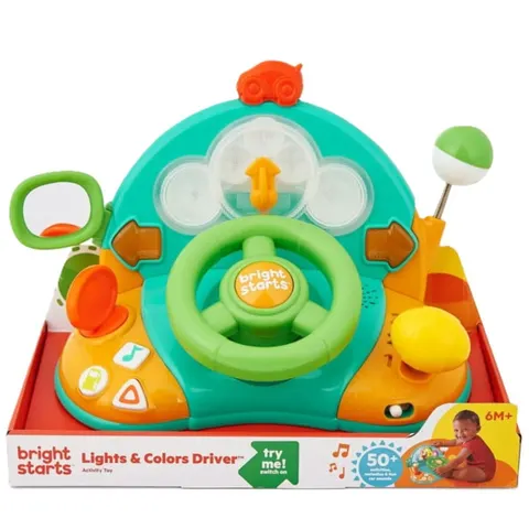 Interaktywna zabawka kierownica Lights & Colors Driver, Bright Starts