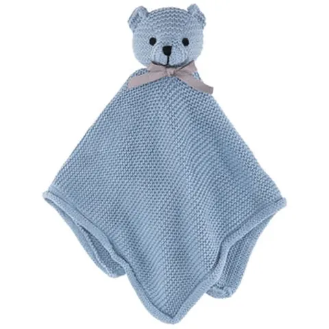 Przytulanka dziergana Miś Teddy misty blue, Vanilla Copenhagen