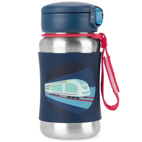 Bidon stalowy dla dziecka Pociąg 350 ml, Skip Hop