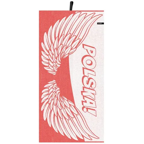 Lekki ręcznik bambusowy 75x150 SMARTTOWEL dla kibica - Polska, Texpol