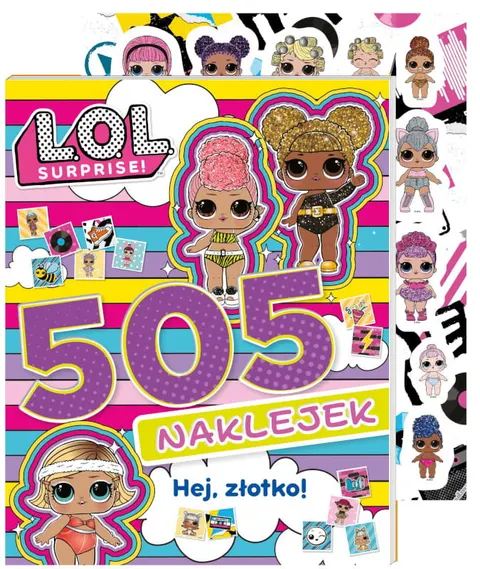 505 naklejek - L.O.L. Surprise! Hej, złotko!
