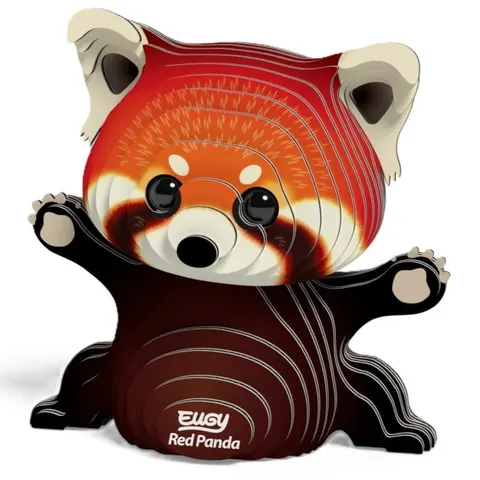 Eko układanka 3D - Czerwona Panda, Eugy