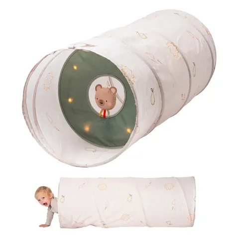 Świecący tunel do zabawy Glow & Go z Misiem, Taf Toys