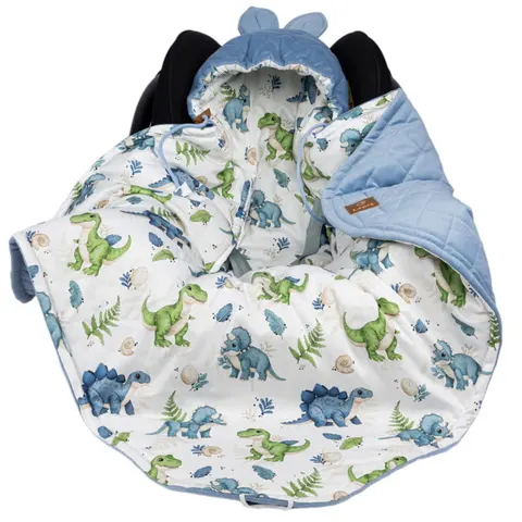Otulacz do fotelika Dinozaury jeans, Lepre