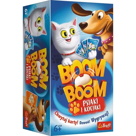 Gra Boom Psiaki i Kociaki+, Trefl