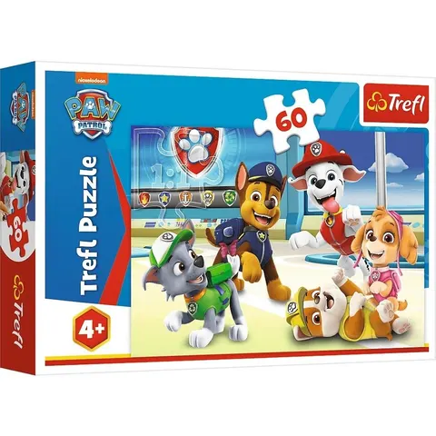 Puzzle Psi Patrol - W świecie Piesków 60 elementów 4+, Trefl