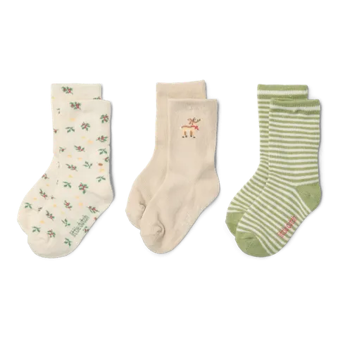 Little Dutch Skarpetki 3-pak Little Christmas - 17/20
