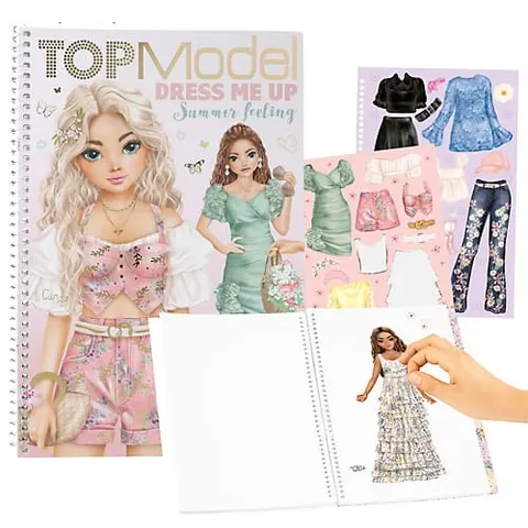 Zestaw z naklejkami Dress Me Up Summer Feeling, Top Model