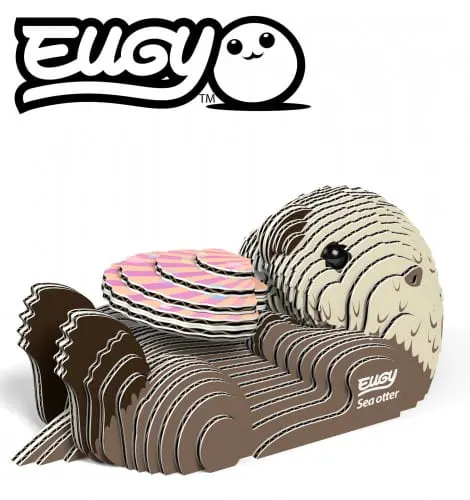 Eko układanka 3D - Wydra, Eugy