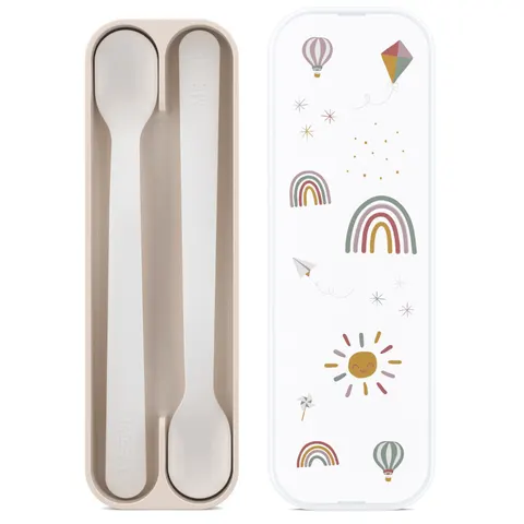 2 łyżki do karmienia Mio Sunshine & Rainbow, Mepal