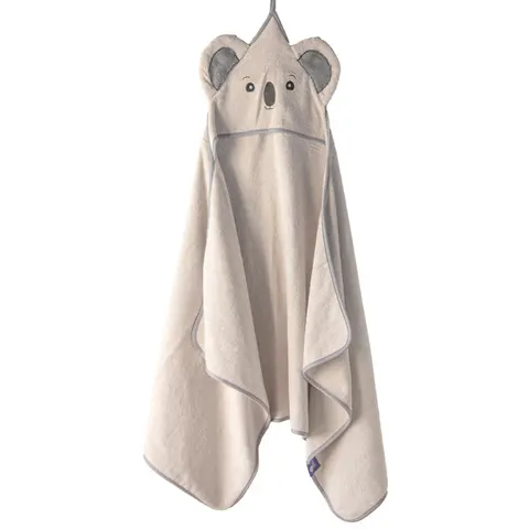 Bambusowy ręcznik z kapturkiem Koala BEŻOWY 70x140, Bamboo Line Texpol