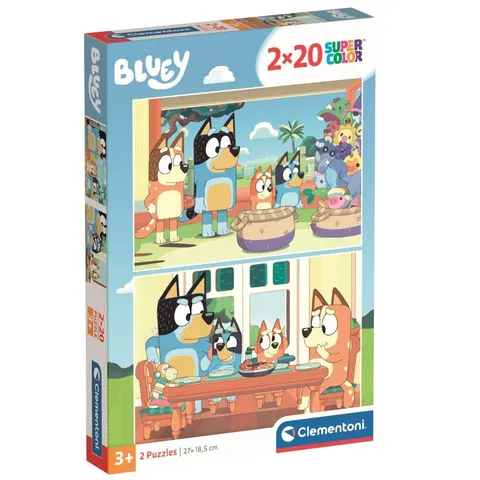Puzzle 2x20 Supercolor: Bluey