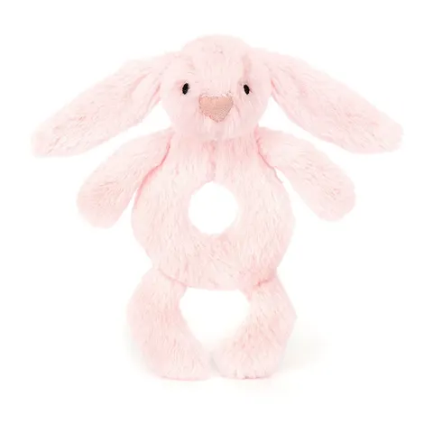 Króliczek grzechotka Jasno Różowa 18 cm, Jellycat