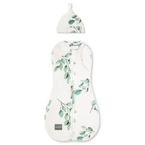 Otulacz Second Step z czapeczką Eukaliptus 6,5-9 kg, Sleepee
