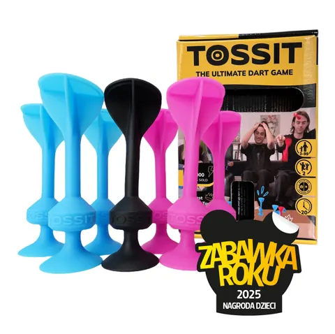 TOSSIT Zestaw Startowy – Silikonowe Rzutki z Przyssawkami (7 szt.)