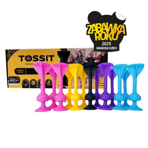 TOSSIT Pakiet Rodzinny — Zestaw 13 Rzutek (4 Kolory + 1 Jack)
