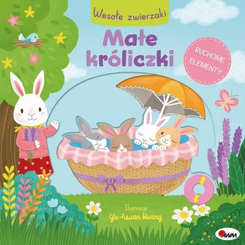 Wesołe zwierzaki MAŁE KRÓLICZKI ruchome elementy