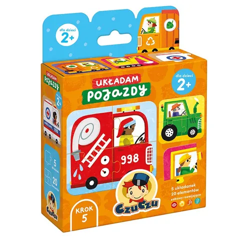 Czuczu puzzle Układam pojazdy 2+