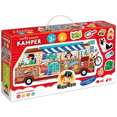 Moto puzzle Kamper 3+, Czuczu