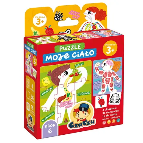 Czuczu puzzle - Moje ciało 3+