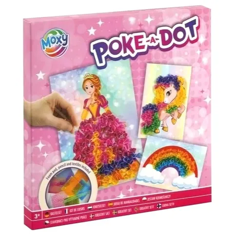 Materiałowa wypychanka artystyczna Poke-a-dot Dziewczynka, Moxy