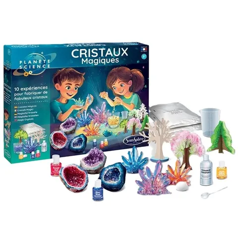 Zestaw naukowy - 10 eksperymentów MAGICZNE KRYSZTAŁY, SentoSphere