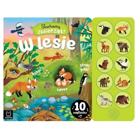Słuchamy zwierząt W LESIE 10 odgłosów