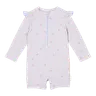 Little Dutch Swimsuit z długim rękawem Dreamy Stripes UPF40+ 98/104
