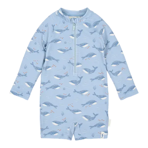Little Dutch Swimsuit z długim rękawem Ocean Splash UPF40+ 62/68
