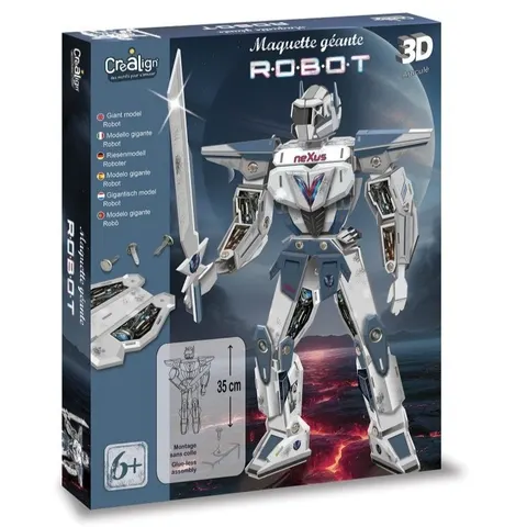 Makieta do złożenia Robot 35 cm, Crea Lign