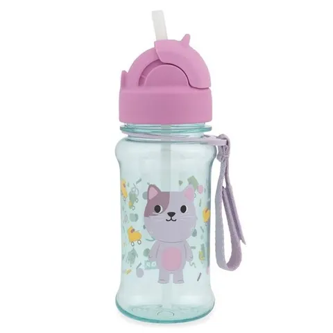Bidon tritanowy ze słomką dla dzieci Kot 350ml Besties Squad, Skip Hop