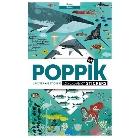 Plakat wyklejanka XXL - OCEAN, Poppik