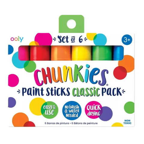 Farba w Kredce Chunkies 6 szt. Klasyczne Kolory, Ooly