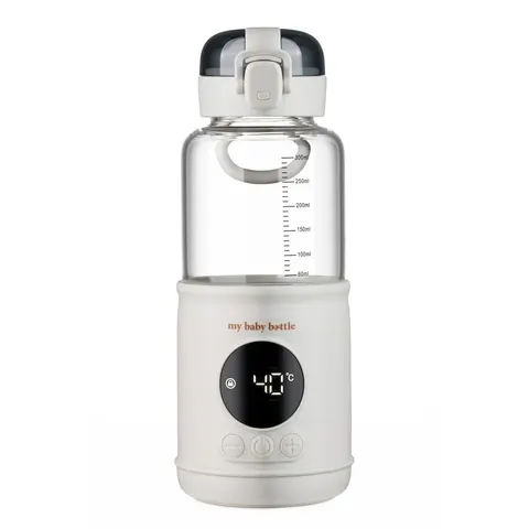 MyBabyBottle Pro - przenośny podgrzewacz wody i mleka dla dzieci BIAŁY