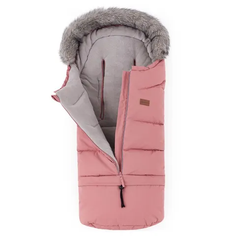 Zimowy śpiworek do wózka regulowany ARCTIC 4w1 Old Rose, Petite&Mars