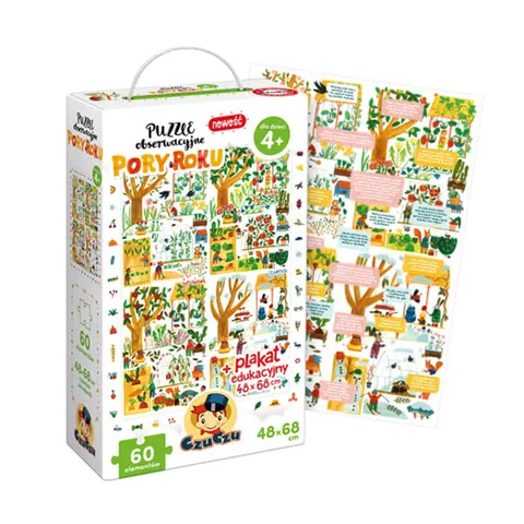 Puzzle Obserwacyjne pory roku 4+ CzuCzu