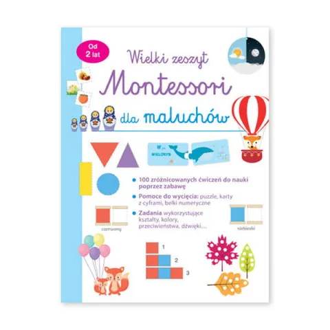 Wielki zeszyt Montessori dla Maluchów