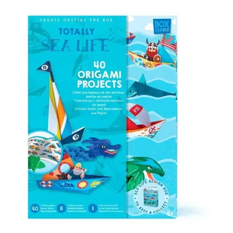Zestaw artystyczny Statki i podwodny świat origami Box candiy