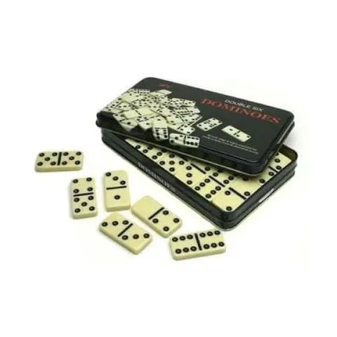Domino 28szt metalowa puszka