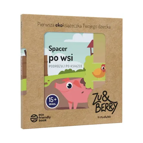 Spacer po wsi. Podróżuj po książce 15 mies.+
